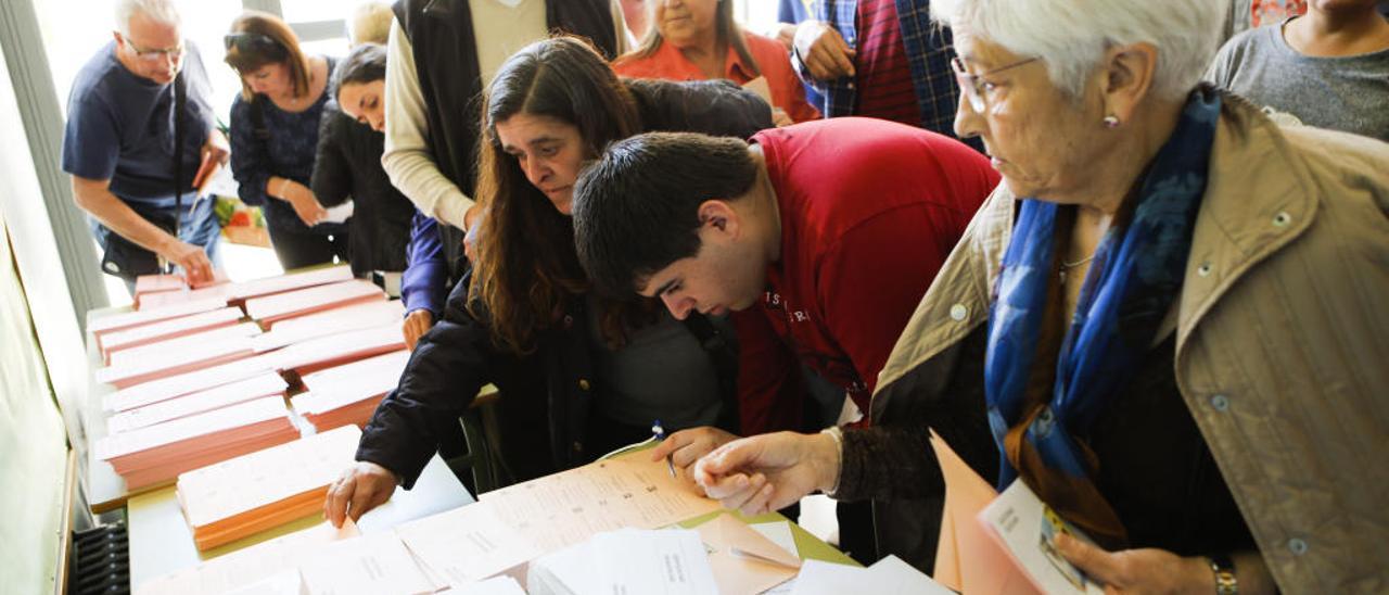 Momento de una votación.