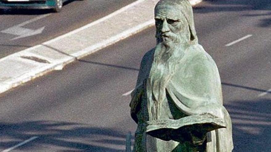 Statue von Ramon Llull in Palma.