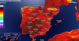 La ola de calor asesta su golpe más duro con la primera alerta roja: este es el "horno" que perfila hoy la Aemet