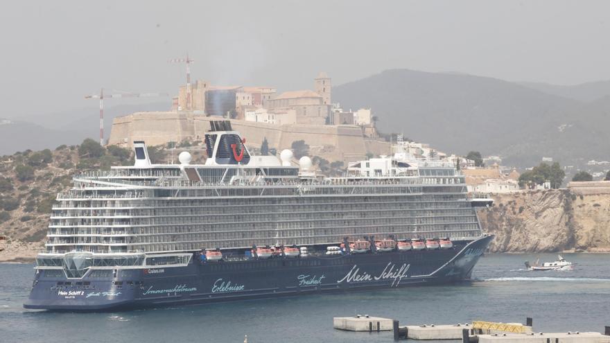 El número de cruceristas llegados a Ibiza aumenta un 83% en un año