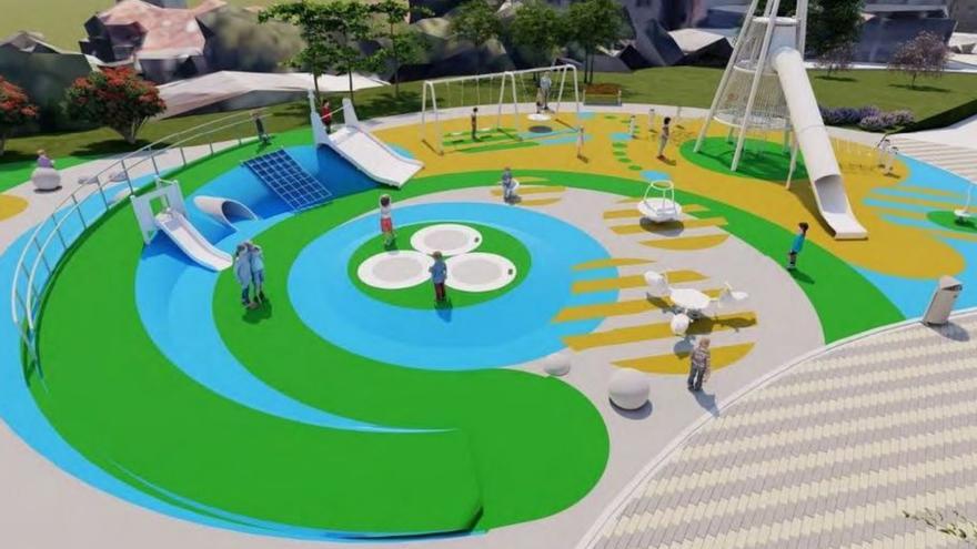 Culleredo recibe el proyecto para la renovación del parque de As Brañas