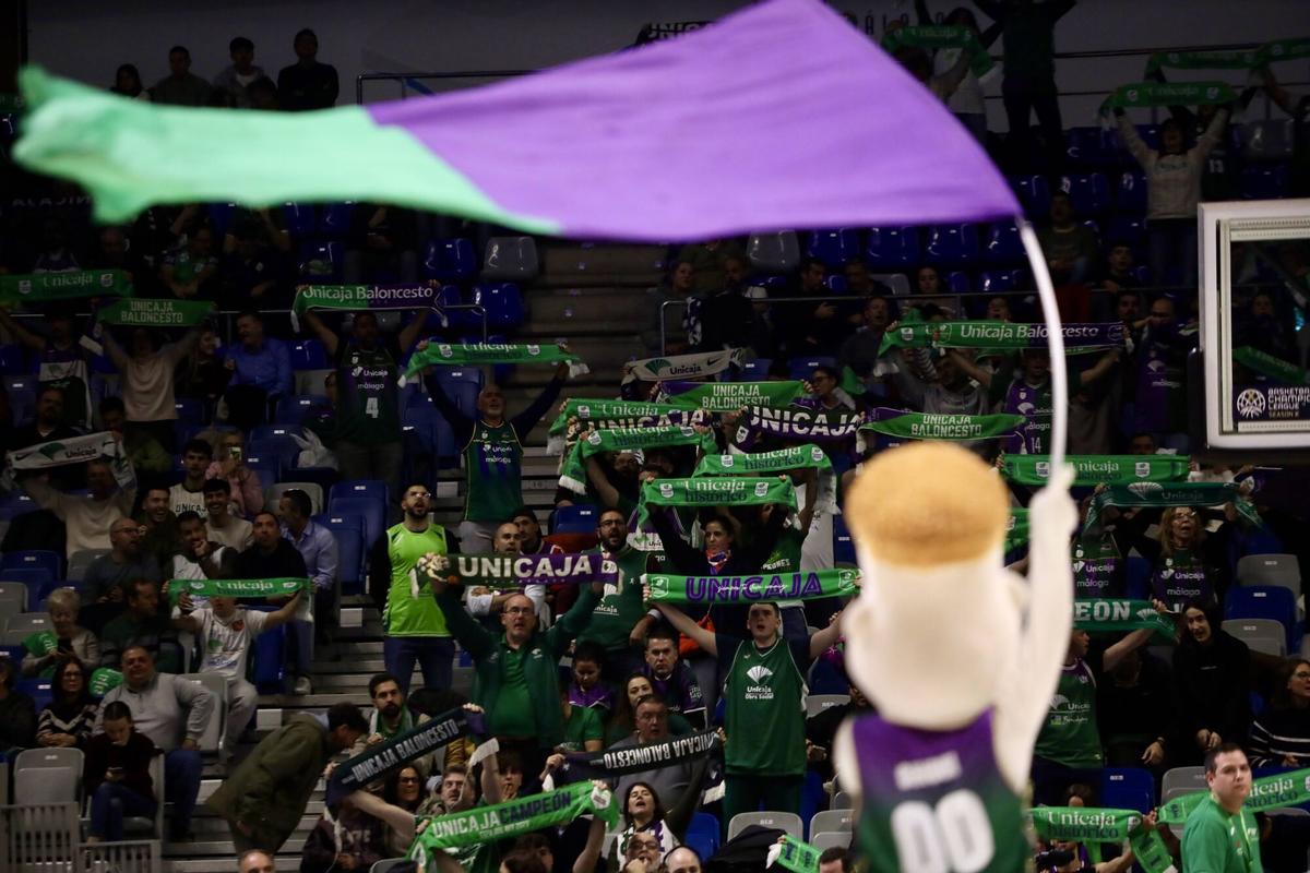 Imágenes del partido de la BCL entre el Unicaja y el Würzburg