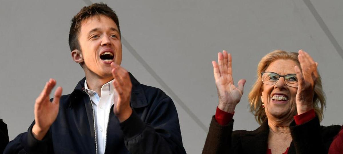 Ãñigo Errejón y Manuela Carmena.