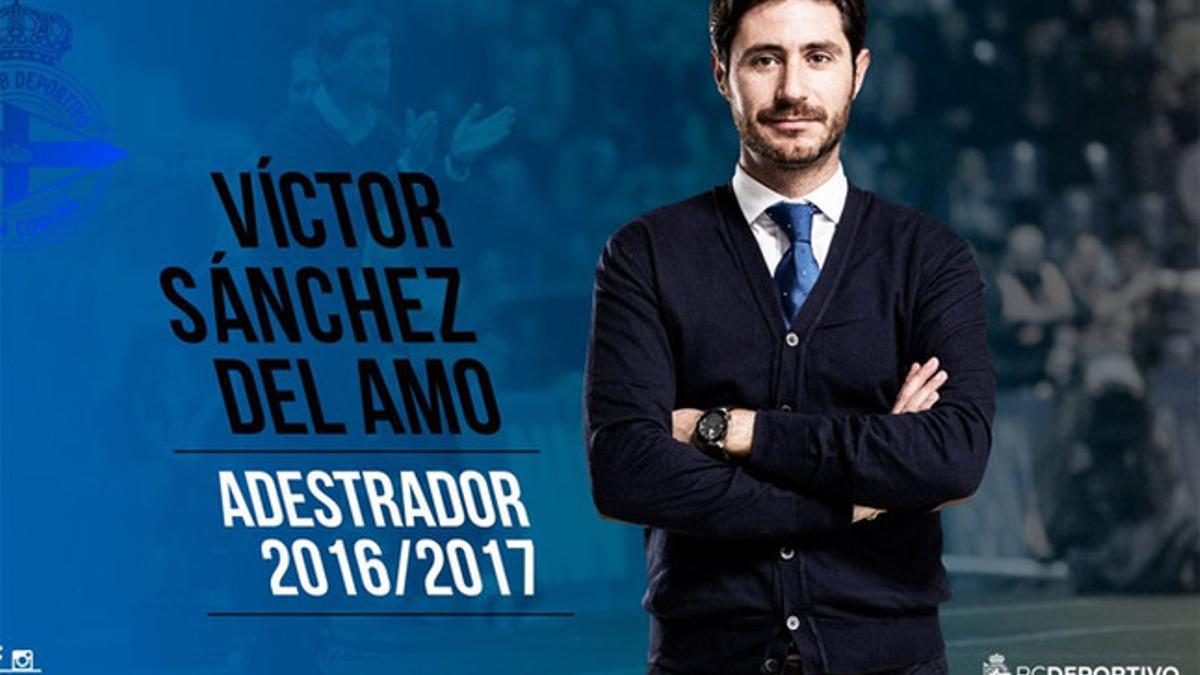 Víctor Sánchez del Amo seguirá al mando del Deportivo