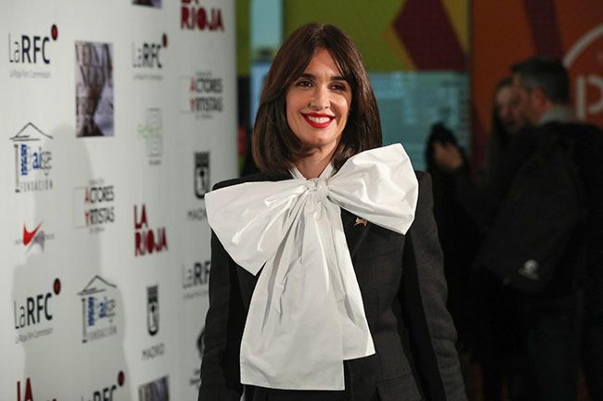 Paz Vega, radiante en los Premios Unión de Actores