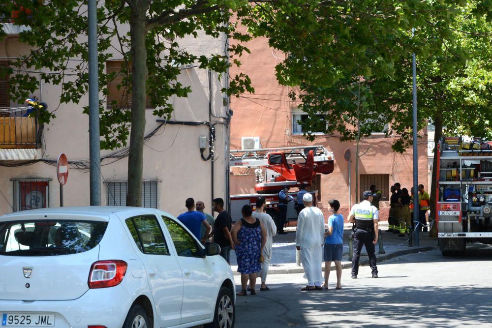 Incendi en un pis a Figueres