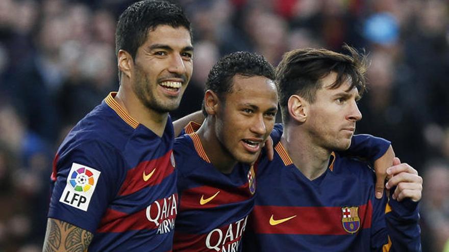 Messi, Neymar y Suárez, en una imagen de archivo