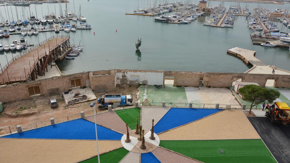 Vista del caballete y la zona superior de las Eras de la Sal, en una imagen de archivo
