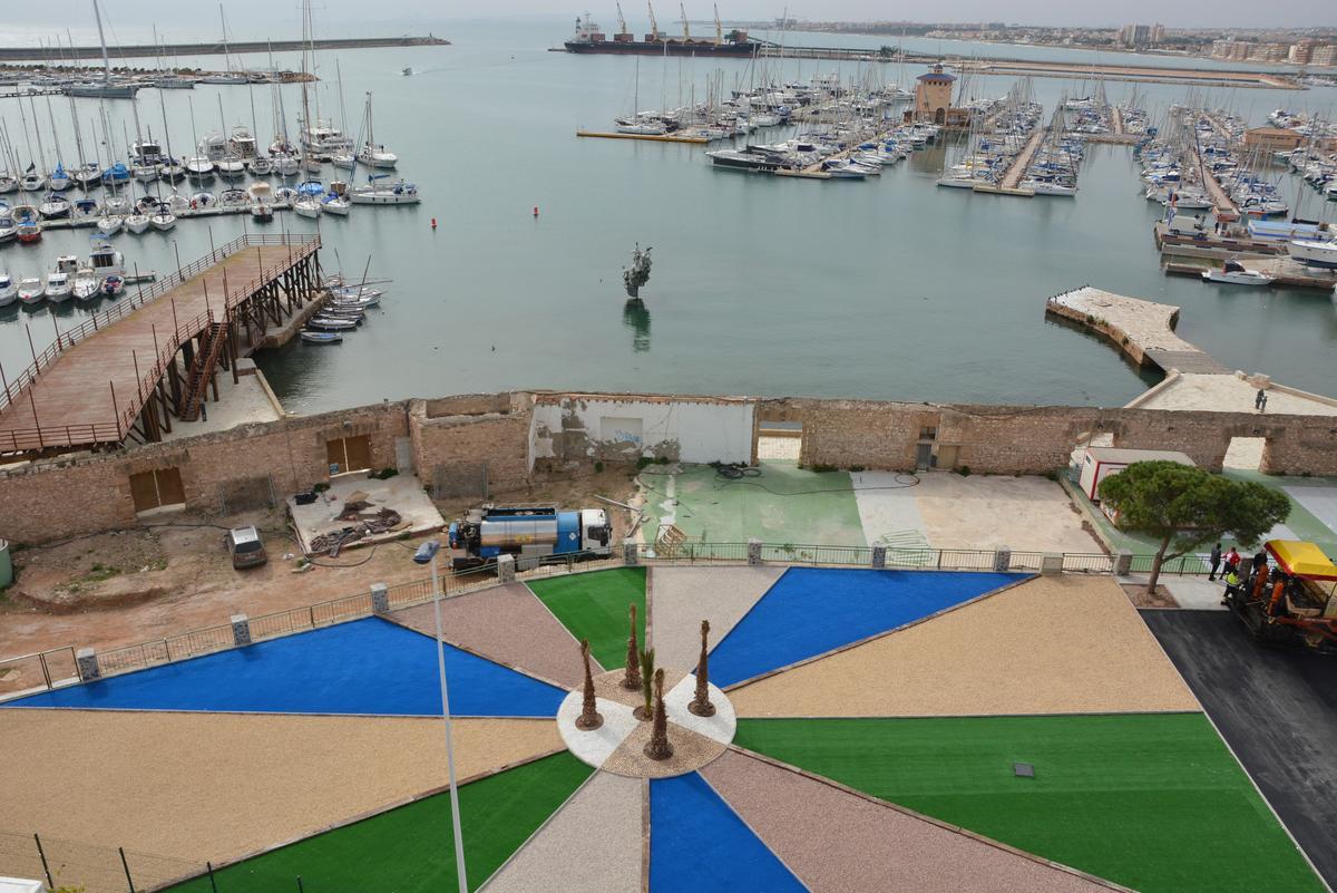 Vista del caballete y la zona superior de las Eras de la Sal, en una imagen de archivo