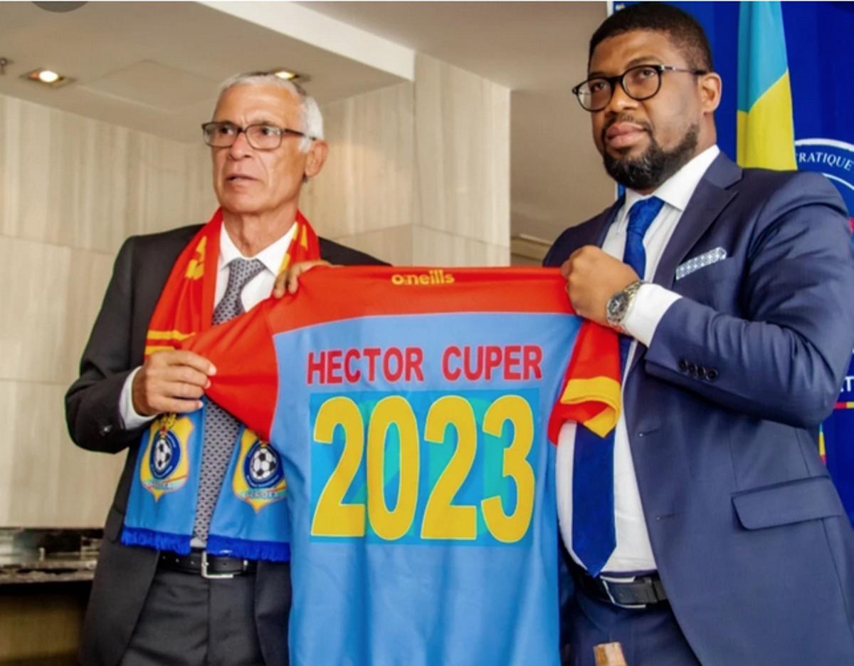 Héctor Cúper en la selección de RD Congo (2020)