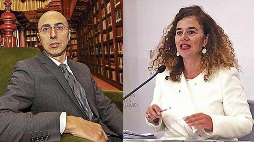 El director de la Oficina AnticorrupciÃ³n, Jaume Far, y la portavoz del Govern, Pilar Costa.