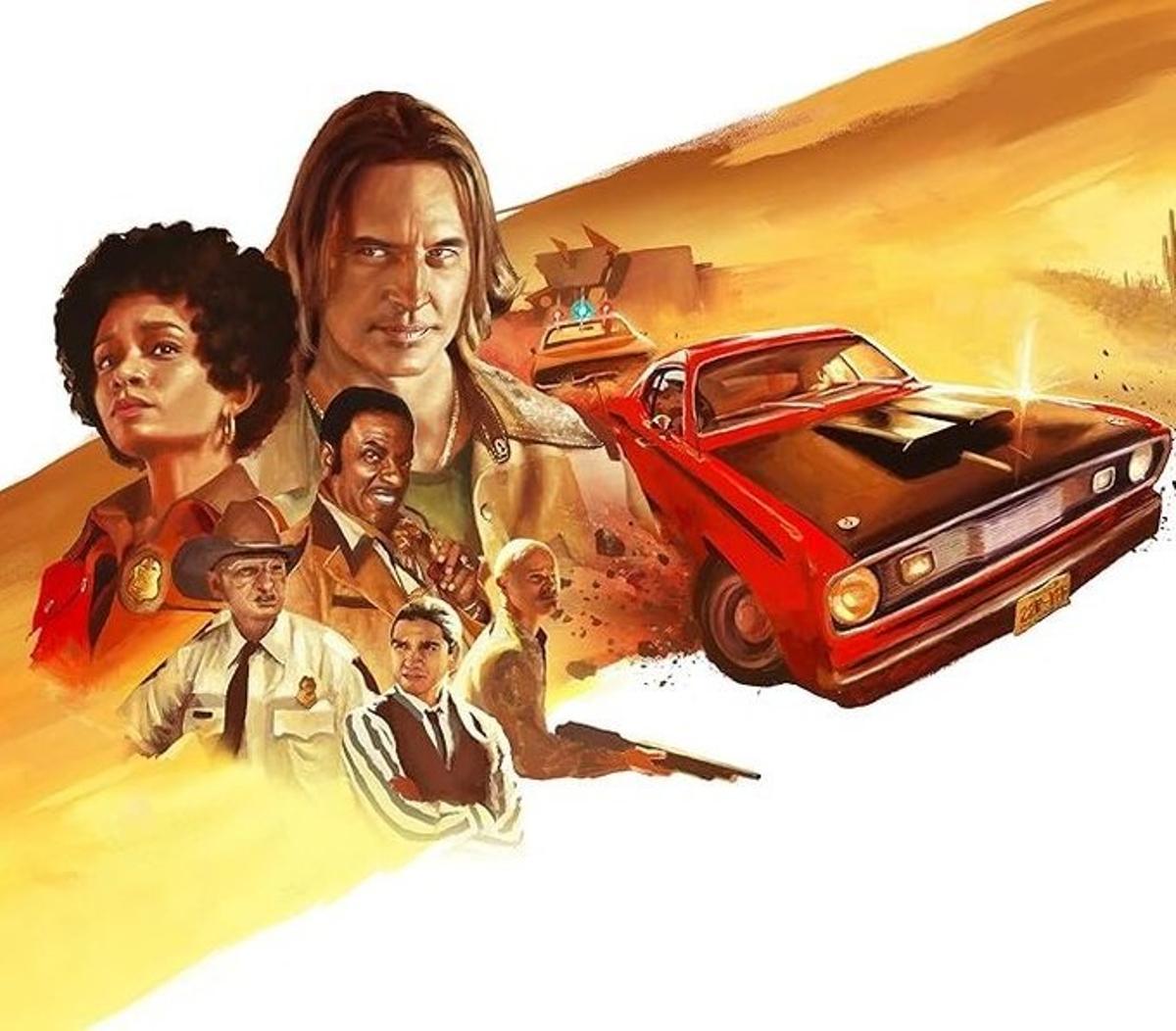 Cartel promocional de Duster, el título con el que J. J. Abrams ha vuelto a las series de televisión.