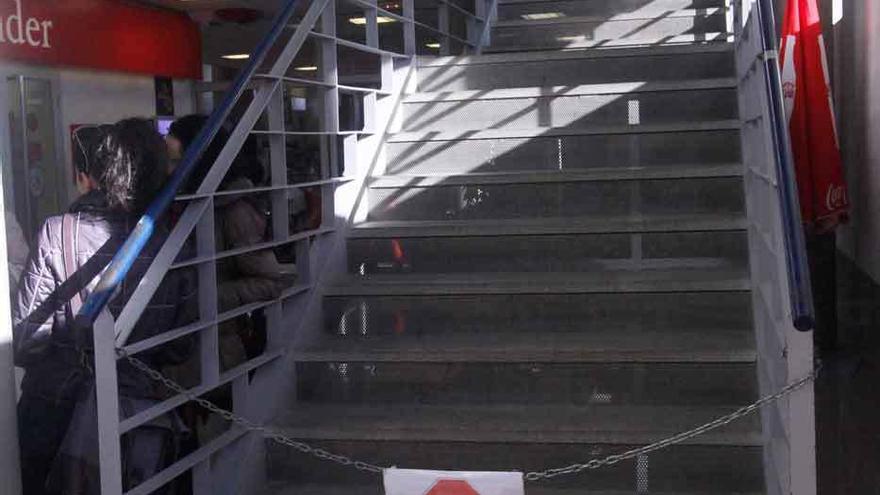 Instalación del comedor universitario, cerrado desde 2013. Foto L. O. Z.