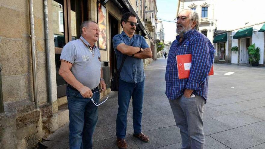 Representantes de la Comunidad de Montes de Noalla y de la ORGACCMM. // Gustavo Santos