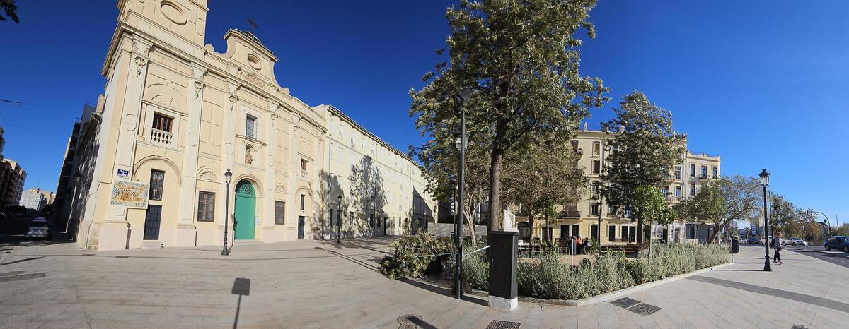 Así es la nueva Plaza de Santa Mónica de València Así es la nueva Plaza de Santa Mónica de València