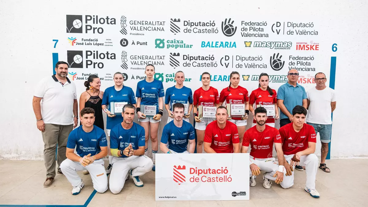 Els equips d’Ana i Mañas guanyen la Copa Diputació de Castelló