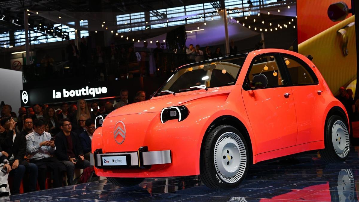 El 2 CV expuesto en el Salón de París 2026
