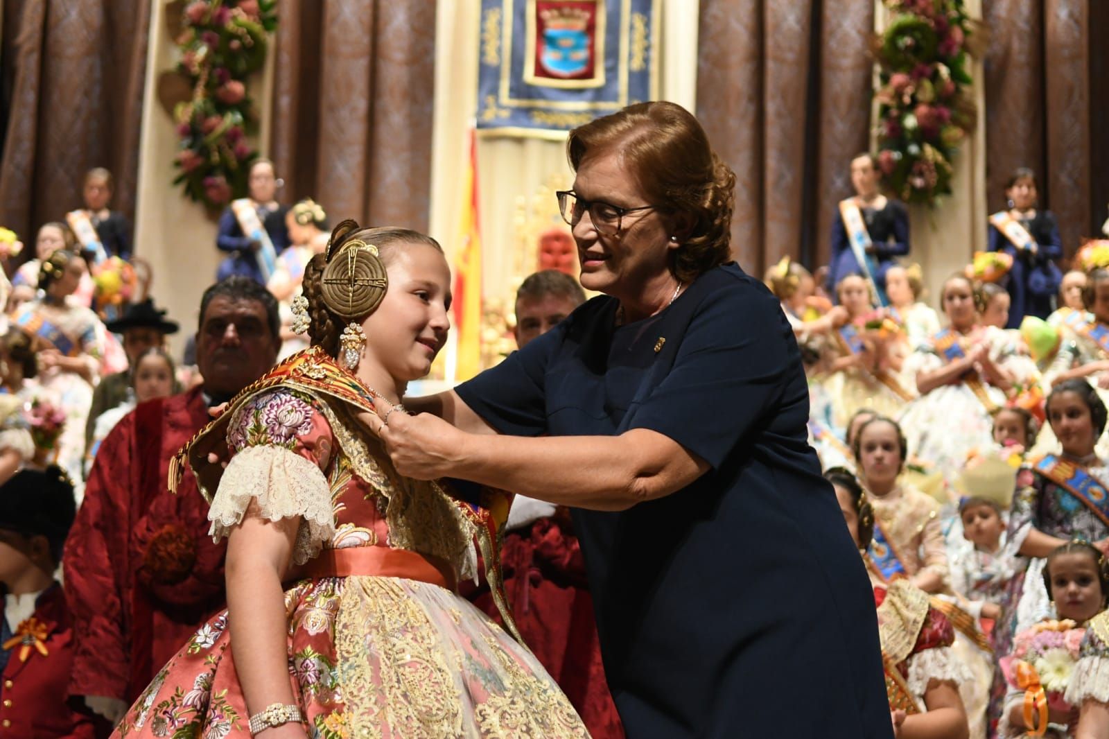 La exaltación de la reina fallera infantil de Burriana del 2023, en imágenes