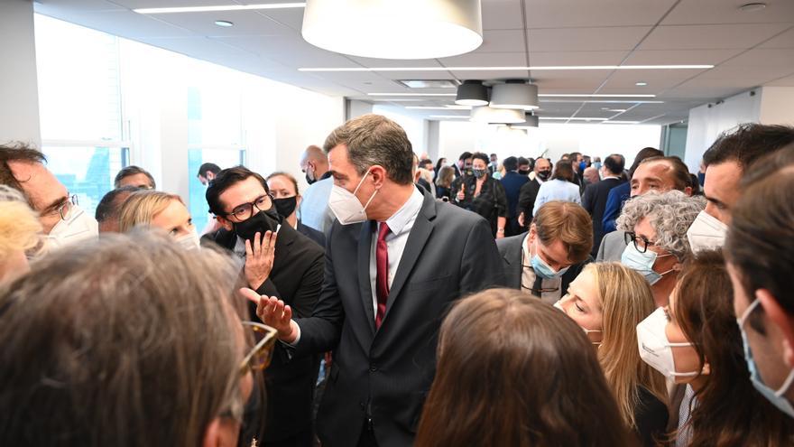 El presidente del Gobierno, Pedro Sánchez, en Nueva York.