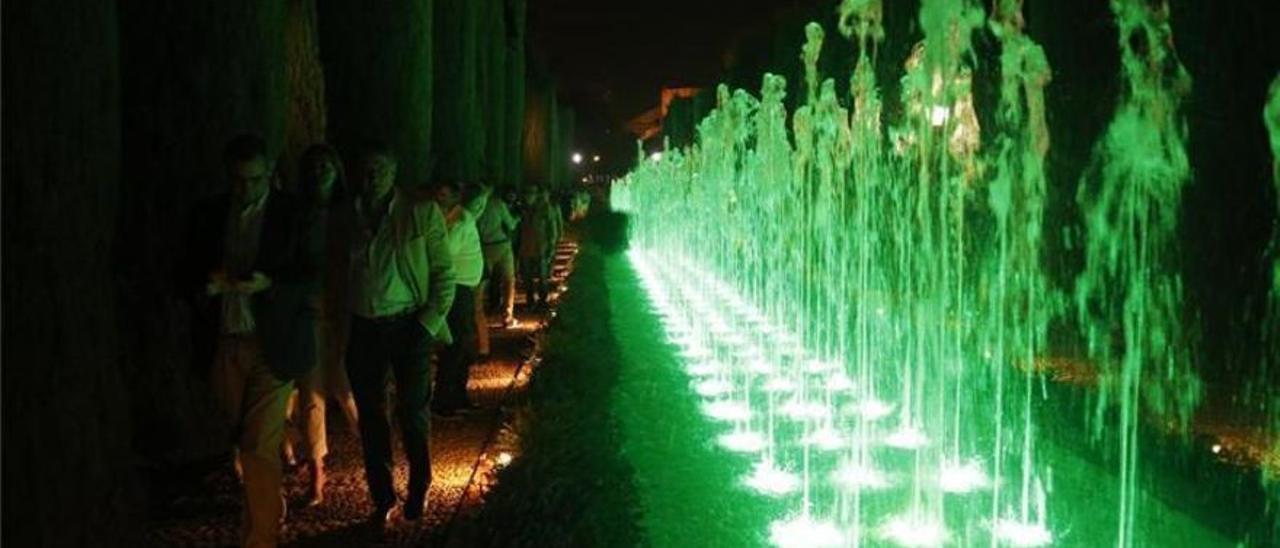 Espectáculo de luz y sonido del Alcázar, en una imagen de archivo.