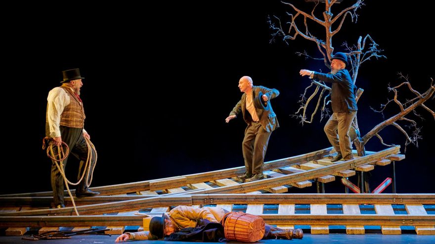 Una escena de ‘Esperando a Godot’. / Fotografía Pentación Espectáculos