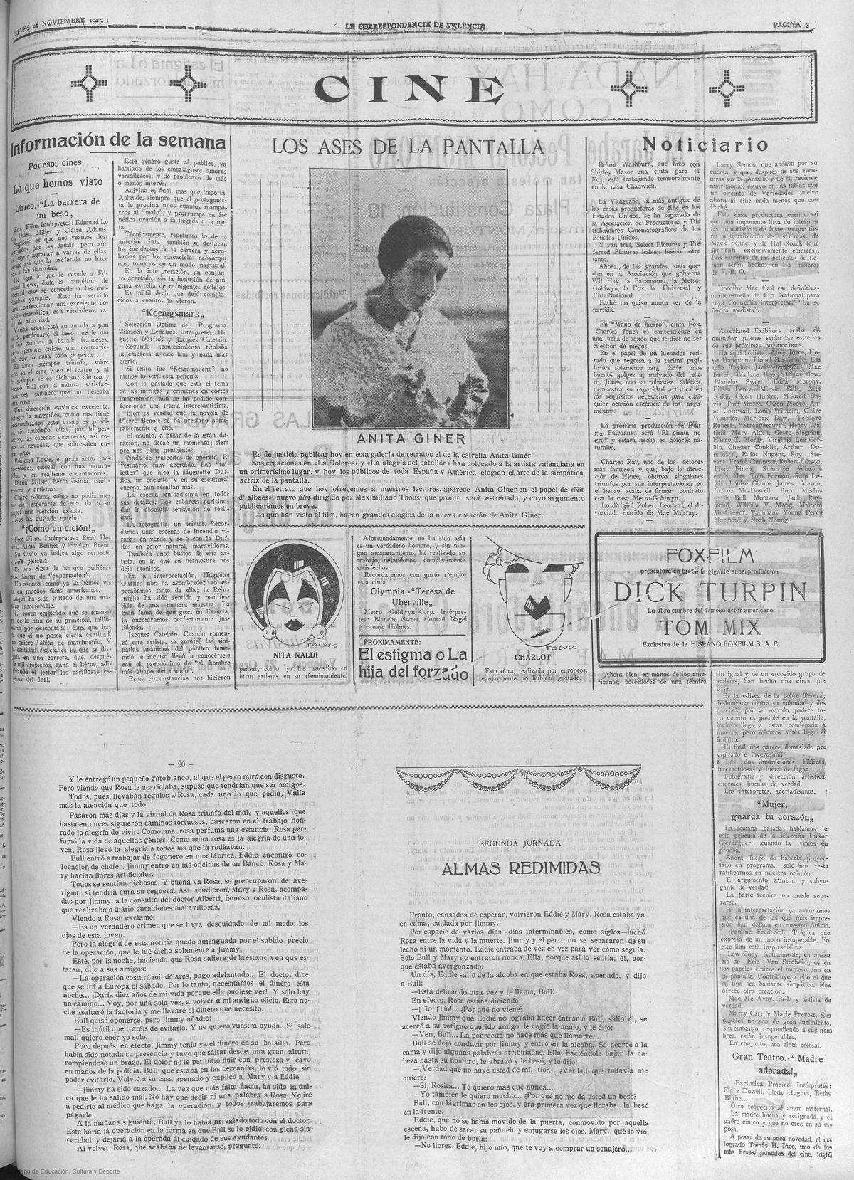 El éxito de Anita, recogido en la prensa de la época