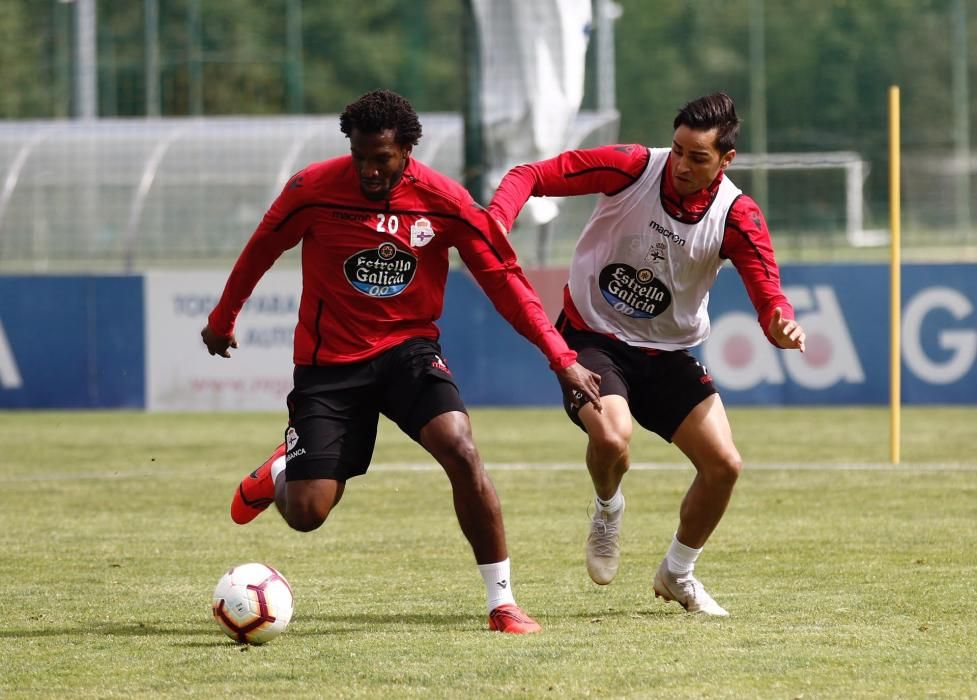 El Dépor prepara el partido contra el Cádiz