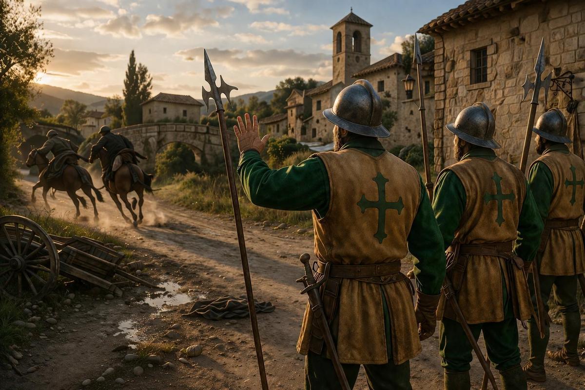 El origen del refrán “A buenas horas, mangas verdes”: de patrullas medievales a excusa cotidiana.