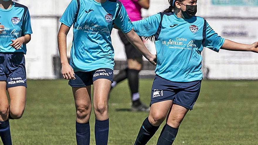 La EFF Rosalía Infantil debuta en la Liga con una victoria frente a la UD Mos