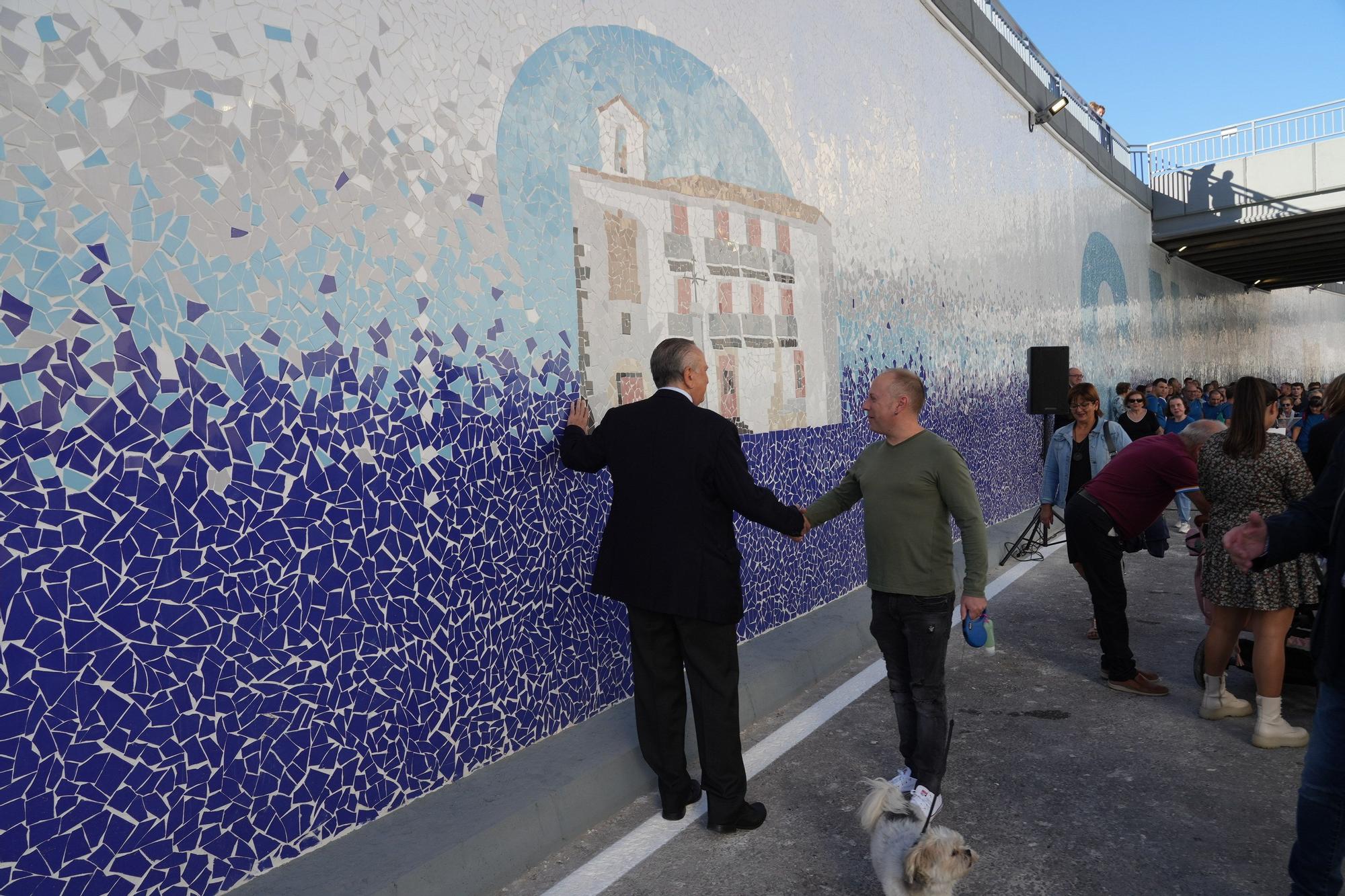 Onda reabre el túnel de entrada al municipio con el gran mural cerámico