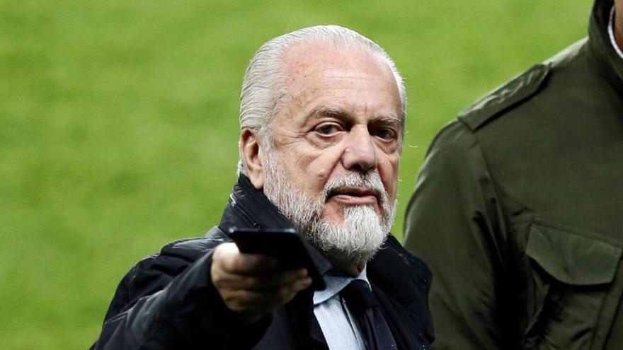 La CAF pide a la UEFA que investigue al presidente del Napoli