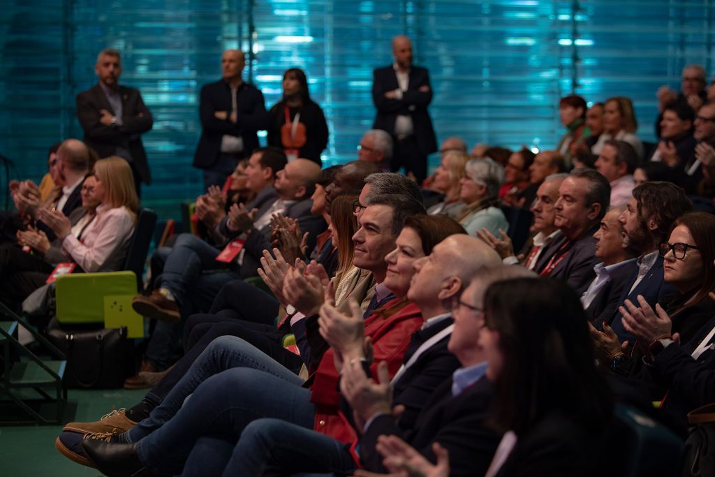 Todas las imágenes de la clausura del Congreso Regional del PSOE con Pedro Sánchez