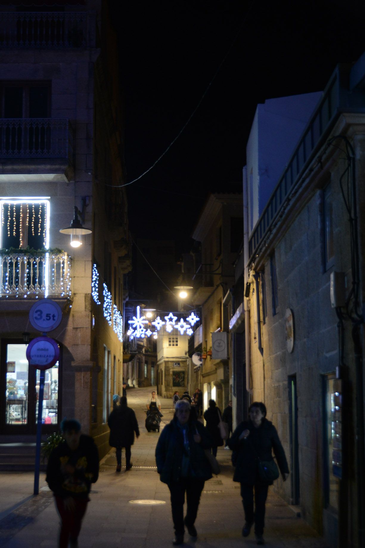 La iluminación navideña en O Morrazo. Las luces en Cangas