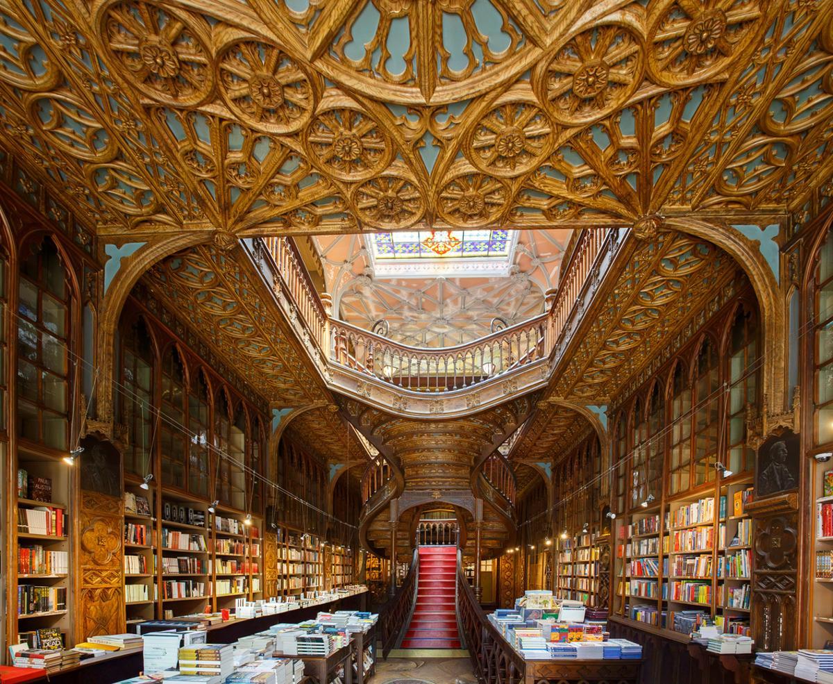 librería Livraria Lello en Oporto