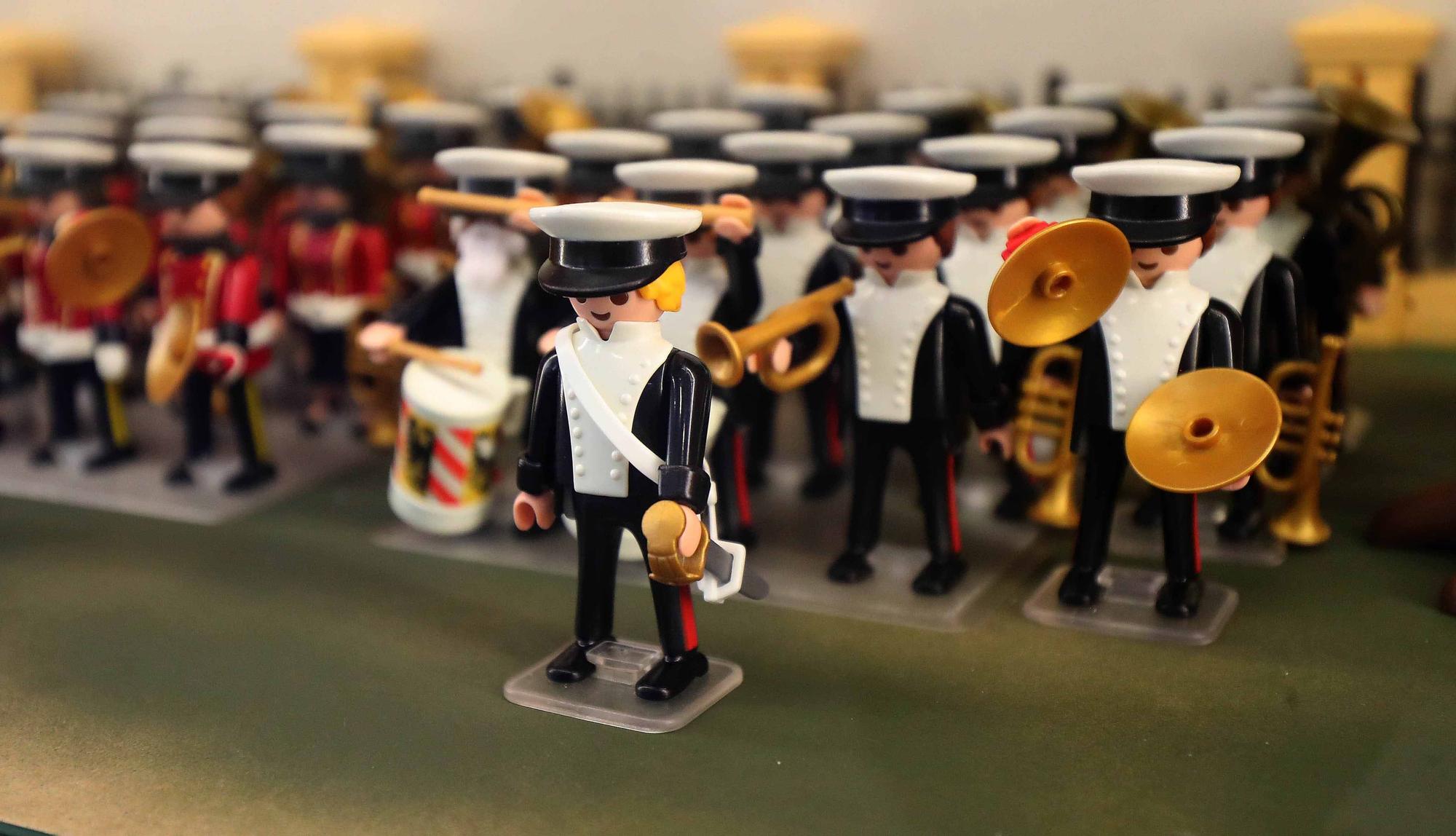 Exposición "El juego de la Historia" con figuras de Playmobil