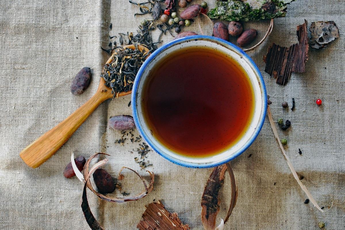 El té también es rico en cafeína.