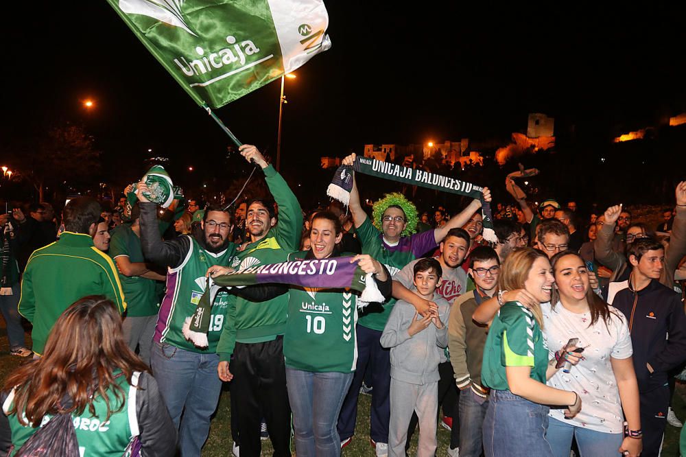 Málaga celebra la EuroCup del Unicaja