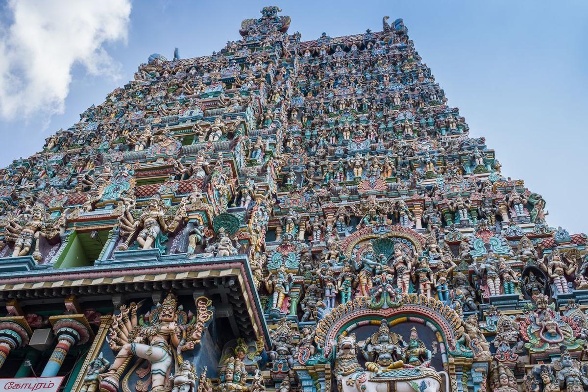 El templo de Meenakshi, pura fantasía en el sur de la India Expedición VIAJAR India del Sur