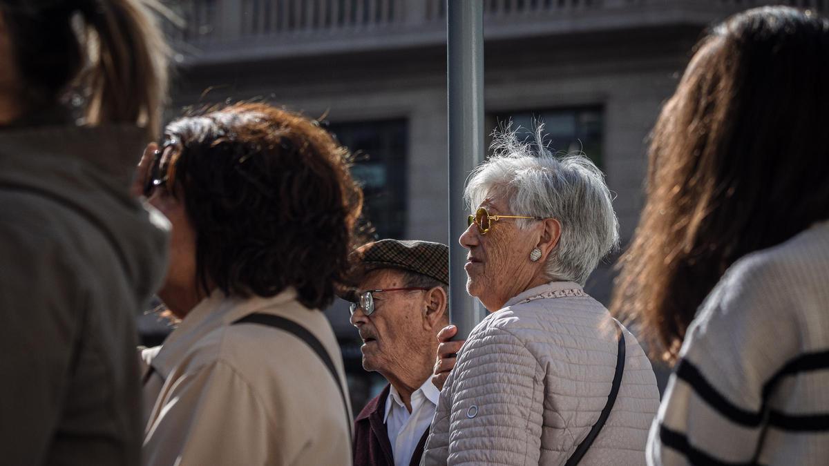 Població d'edat avançada a Barcelona