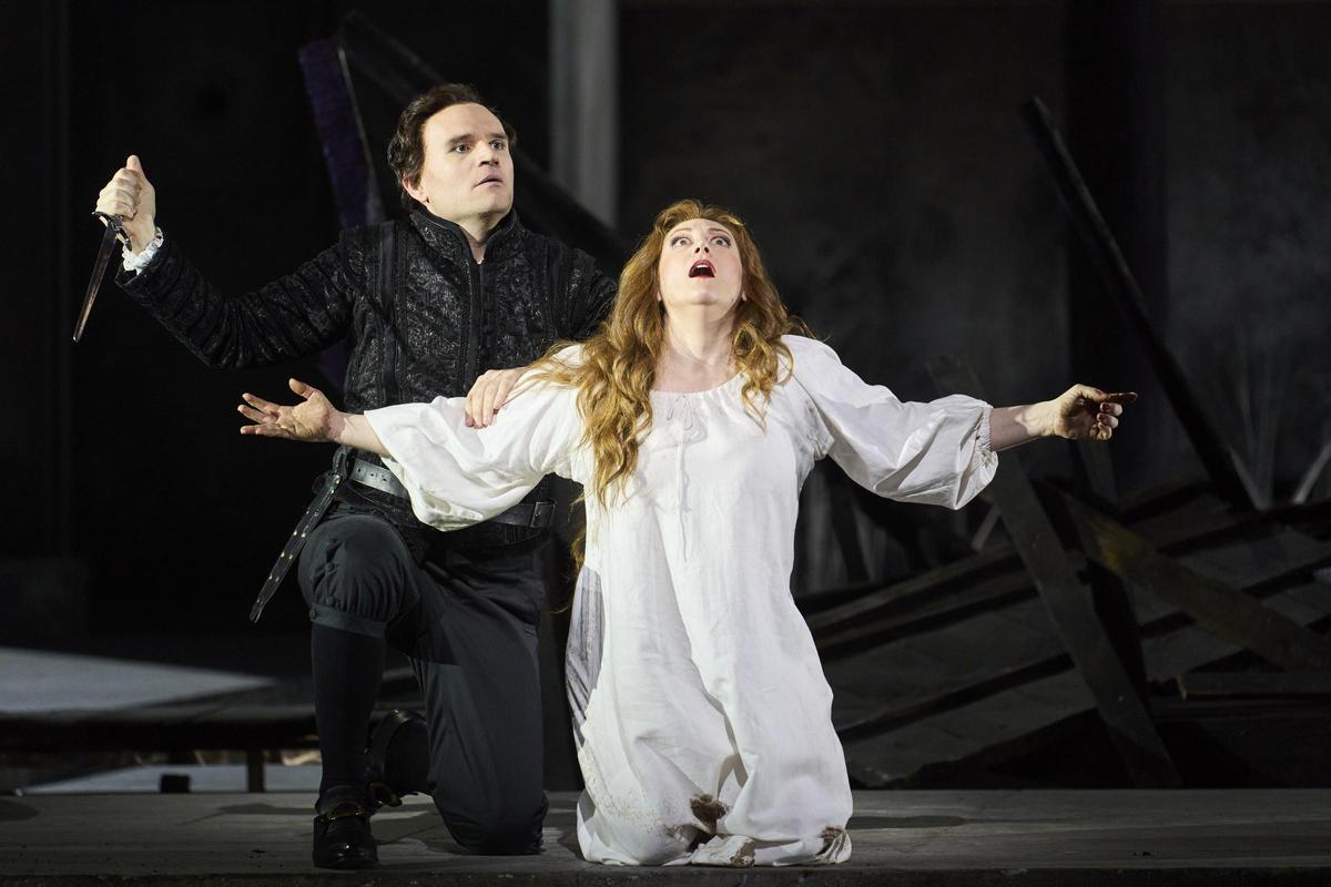 Los dos protagonistas de la ópera 'La Gioconda', Saioa Hernández y Michael Fabiano