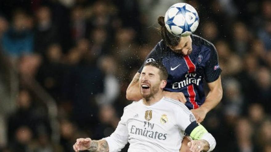 Ramos jugó infiltrado contra el PSG: