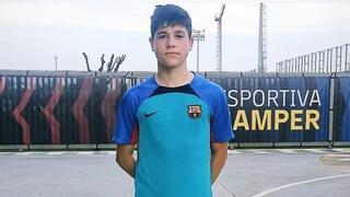 Álex Arasa, el primer fichaje confirmado en el fútbol base del Barça