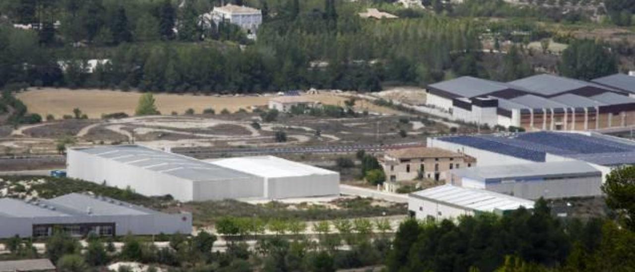 Imagen de archivo de una zona industrial del término municipal de Bocairent.