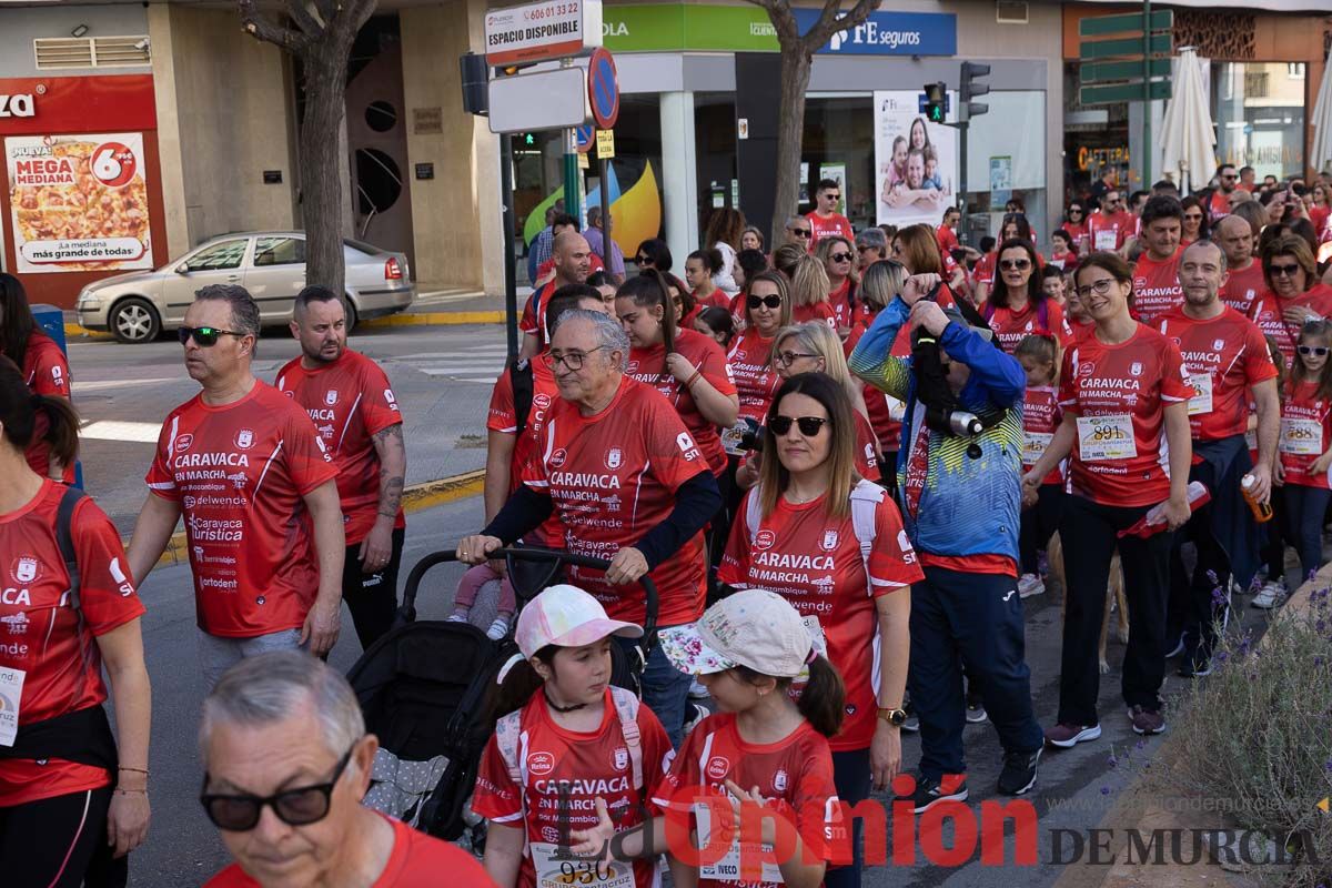 Marcha de la ONG Delwende en Caravaca
