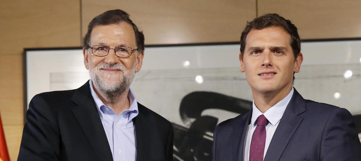 Rivera no cierra la puerta a entrar en un Gobierno del PP sin Rajoy.