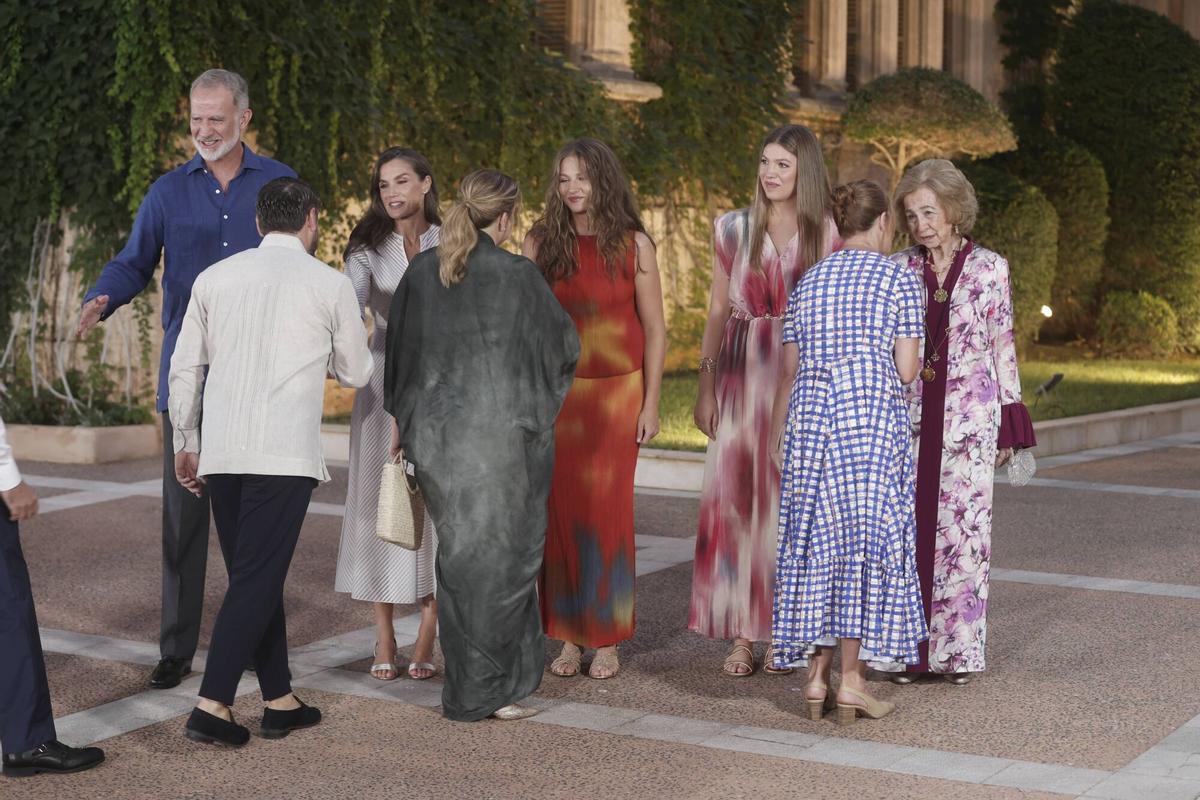 Las imágenes de la recepción de la Familia Real en Marivent