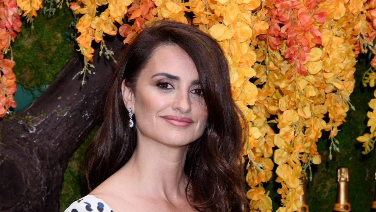 Penélope Cruz en un evento de Veuve Clicquot