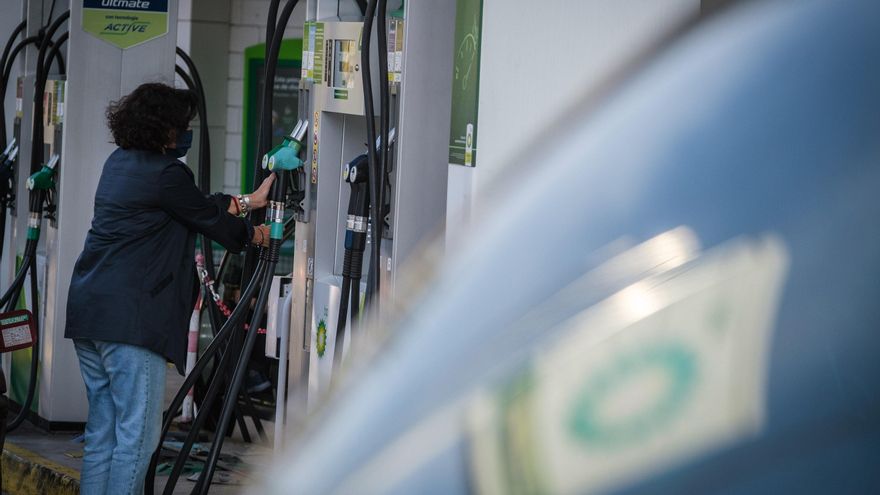 The cheapest gasoline this Saturday in the province of Santa Cruz de Tenerife