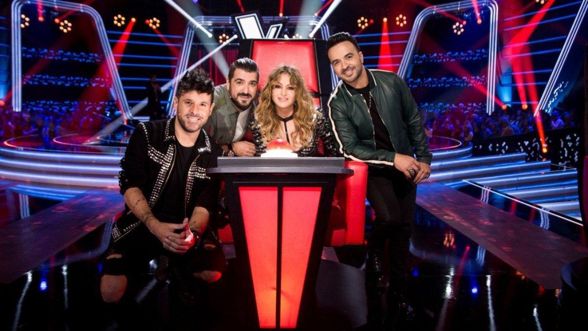 Los coaches de la primera edición de 'La Voz' en Antena 3