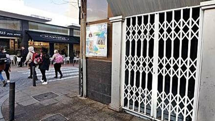 Lugar de Sant Antoni en el que se produjo la agresión, el 1 de enero a las seis de mañana.